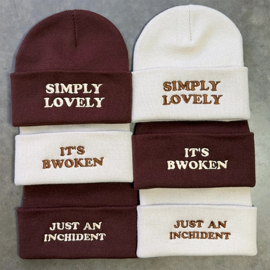 Driver Quote Embroidered Beanies
