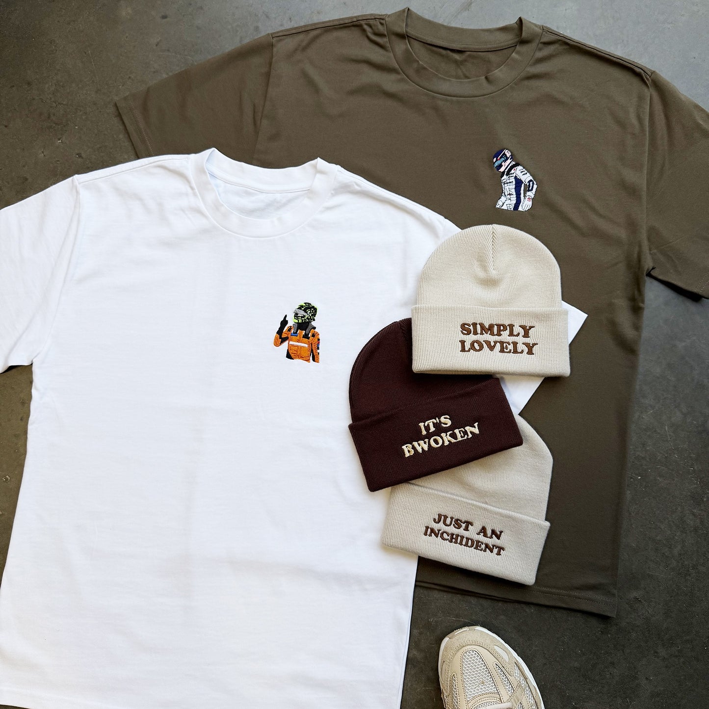 Driver Quote Embroidered Beanies