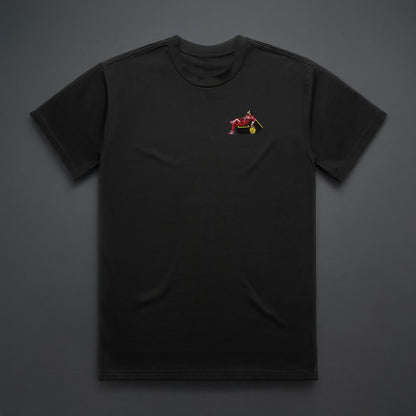Lewis In Red Embroidered T-Shirt
