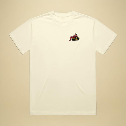 Lewis In Red Embroidered T-Shirt