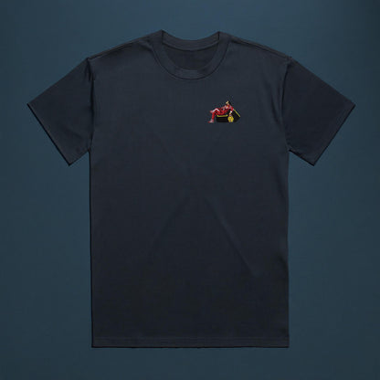 Lewis In Red Embroidered T-Shirt