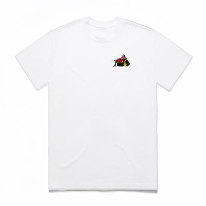 Lewis In Red Embroidered T-Shirt